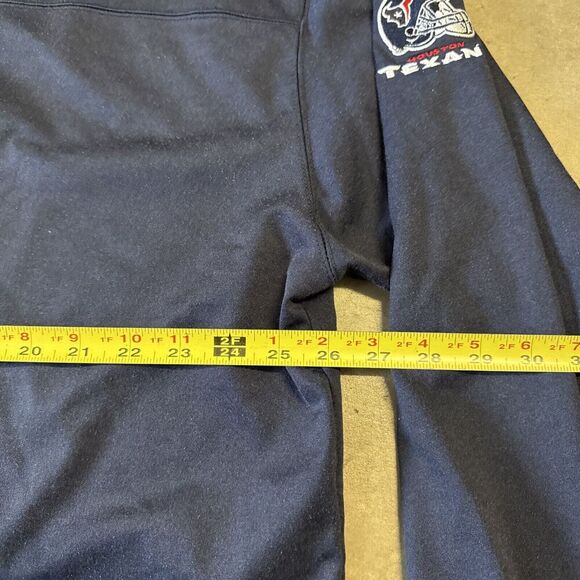 Houston Texans Shirt Mens XXL 2X Blue‎ Long Sleeve Crewneck Pullover Embroidered - Picture 10 of 14
